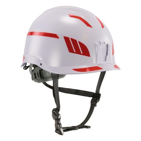 Ergodyne Reflective Hard Hat with Safety Helmet Sticker Kit, Red 8961